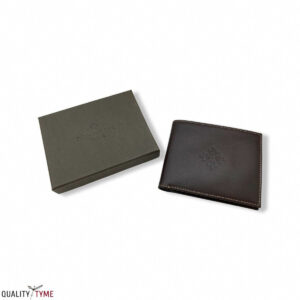 Patek Philippe Brown Genuine Premium Leather Bifold Wallet