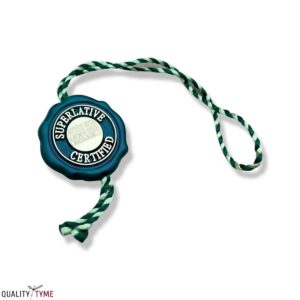Rolex Superlative Certified Chronometer Green Hang Tag Seal.